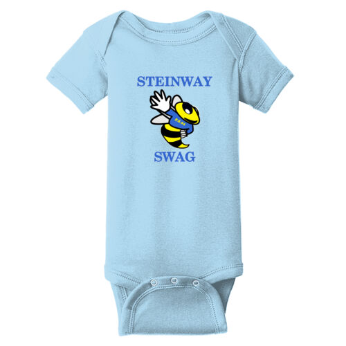 FC - Infant Short Sleeve Baby Rib Bodysuit Thumbnail