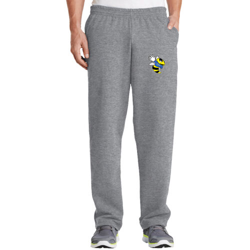 LL - Fleece Open-Bottom Sweatpant with Pockets Thumbnail