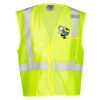 Unisex Single Pocket Zipper Mesh Vest Thumbnail