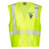 Unisex Single Pocket Zipper Mesh Vest Thumbnail
