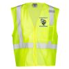 Unisex Single Pocket Zipper Mesh Vest Thumbnail