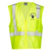 Unisex Single Pocket Zipper Mesh Vest Thumbnail