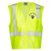 Unisex Single Pocket Zipper Mesh Vest Thumbnail